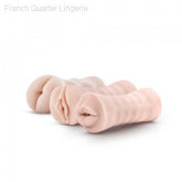 M For Men By Blush® | 3-Pack Self-Lubricating Vanilla Vibrating Masturbator / Stroker